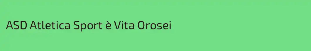 ASD Atletica Sport è Vita Orosei